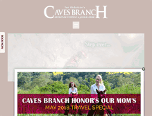 Tablet Screenshot of cavesbranch.com